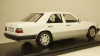 Mercedes E-Klasse (W124) E320 year 1989 arctic white, iScale 1:18