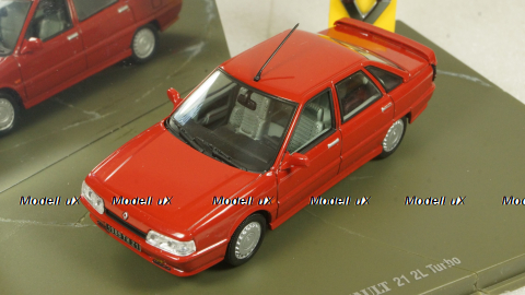 Renault 21 2L Turbo, Red, 7711223579, Universal Hobby 1:43