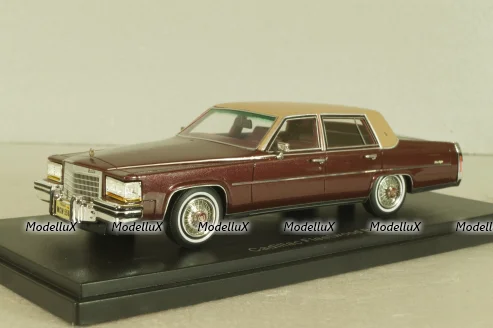 Cadillac Fleetwood Brougham 1991, maroon/beige, 43358, NEO 1:43