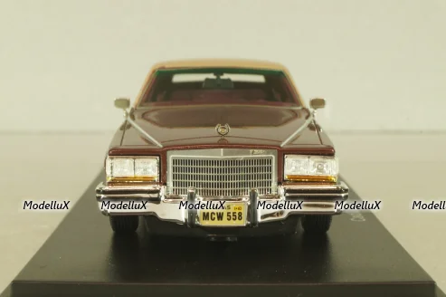 Cadillac Fleetwood Brougham 1991, maroon/beige, 43358, NEO 1:43