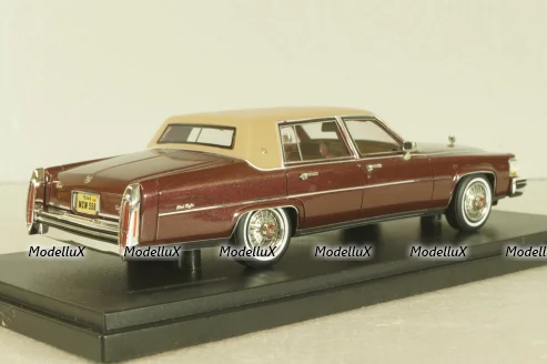 Cadillac Fleetwood Brougham 1991, maroon/beige, 43358, NEO 1:43