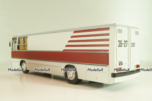 Икарус-260 грузовой, белый/красный, MD3122, Modellux 1:43