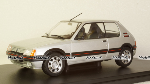Peugeot 205 GTI 1988, silver, WB124063, WhiteBox 1:24