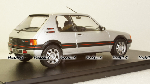 Peugeot 205 GTI 1988, silver, WB124063, WhiteBox 1:24