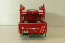 Fiat 642 RN2 Bartoletti racing car transporter 1957, red, Camion D'epoca #76, 1:43