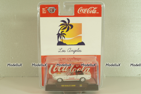 Shelby GT500 KR Coca-Cola 1968, white, 52500SH-A29, M2 1:64 