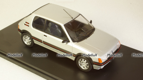 Peugeot 205 GTI 1988, silver, WB124063, WhiteBox 1:24