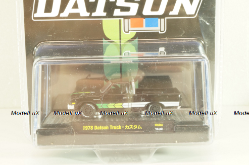 Datsun truck 1978, black, 31500-HS03, M2 1:64 