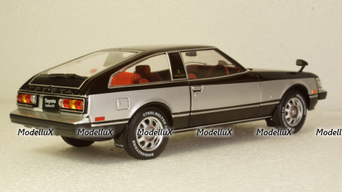 Toyota Celica XX black/silver 1978, WB124060, WhiteBox 1:24
