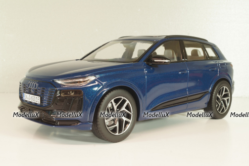 Audi Q6 E-Tron (GF) SUV 2024, blue, 5012326651, Spark 1:18