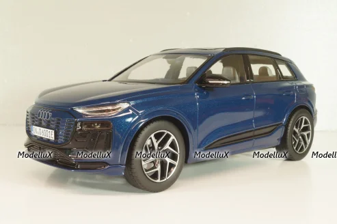 Audi Q6 E-Tron (GF) SUV 2024, blue, 5012326651, Spark 1:18