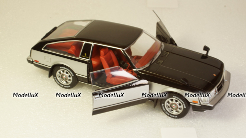 Toyota Celica XX black/silver 1978, WB124060, WhiteBox 1:24