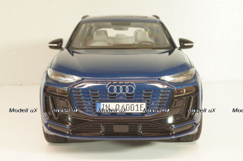Audi Q6 E-Tron (GF) SUV 2024, blue, 5012326651, Spark 1:18