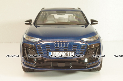 Audi Q6 E-Tron (GF) SUV 2024, blue, 5012326651, Spark 1:18