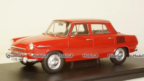 Skoda 1000 MB red, WB124066, WhiteBox 1:24