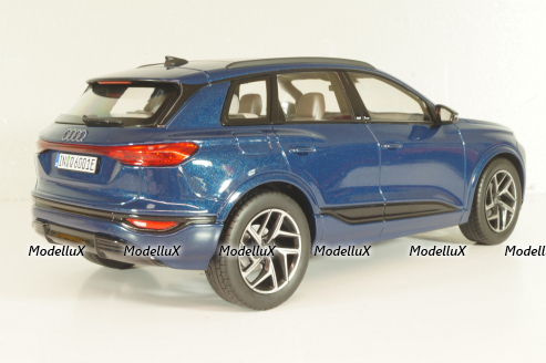 Audi Q6 E-Tron (GF) SUV 2024, blue, 5012326651, Spark 1:18