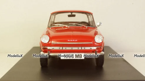 Skoda 1000 MB red, WB124066, WhiteBox 1:24