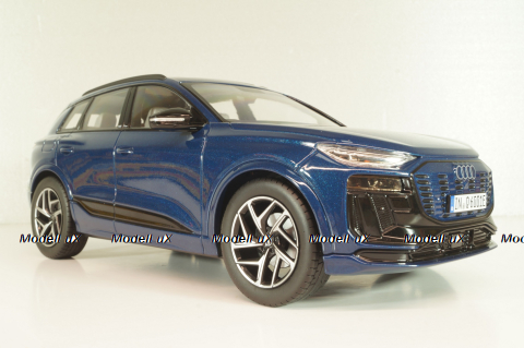 Audi Q6 E-Tron (GF) SUV 2024, blue, 5012326651, Spark 1:18