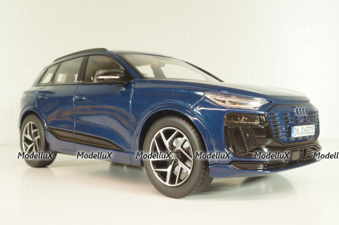Audi Q6 E-Tron (GF) SUV 2024, blue, 5012326651, Spark 1:18