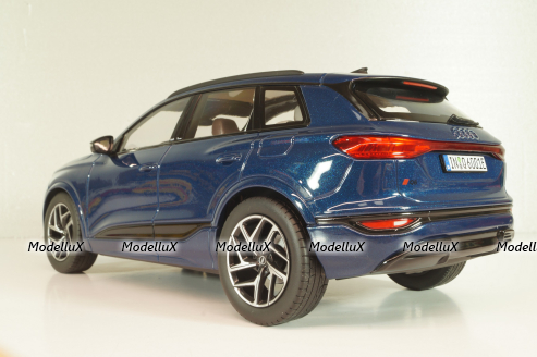 Audi Q6 E-Tron (GF) SUV 2024, blue, 5012326651, Spark 1:18