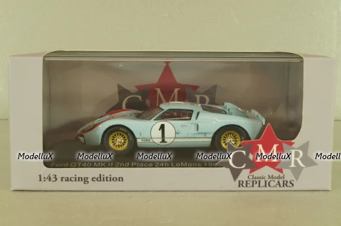 Ford GT40 MKII 24h Le Mans 1966, 2nd place, Miles/Hulme, 43055, CMR 1:43