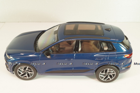 Audi Q6 E-Tron (GF) SUV 2024, blue, 5012326651, Spark 1:18