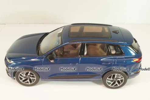 Audi Q6 E-Tron (GF) SUV 2024, blue, 5012326651, Spark 1:18