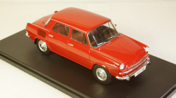 Skoda 1000 MB red, WB124066, WhiteBox 1:24