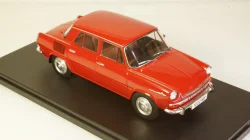Skoda 1000 MB red, WB124066, WhiteBox 1:24