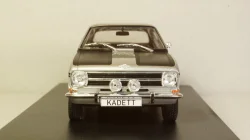 Opel Kadett B Rally, silver/matt black, WB124065, WhiteBox 1:24