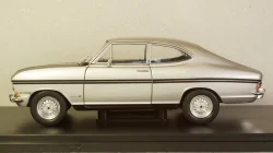 Opel Kadett B Rally, silver/matt black, WB124065, WhiteBox 1:24