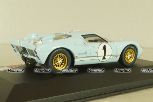 Ford GT40 MKII 24h Le Mans 1966, 2nd place, Miles/Hulme, 43055, CMR 1:43