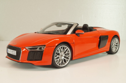 Audi R8 Spyder V10 2017, red, 5011618551, Iscale 1:18
