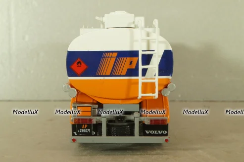 Volvo F12 fuel tanker 1977, white/orange, Camion D'epoca #74, 1:43 Уценка 2!