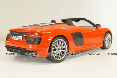 Audi R8 Spyder V10 2017, red, 5011618551, Iscale 1:18