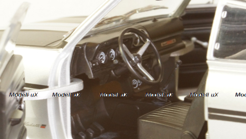 Opel Kadett B Rally, silver/matt black, WB124065, WhiteBox 1:24