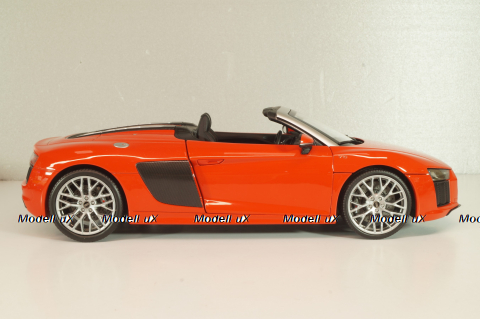 Audi R8 Spyder V10 2017, red, 5011618551, Iscale 1:18