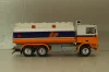 Volvo F12 fuel tanker 1977, white/orange, Camion D'epoca #74, 1:43 Уценка 2!