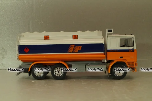 Volvo F12 fuel tanker 1977, white/orange, Camion D'epoca #74, 1:43 Уценка 2!