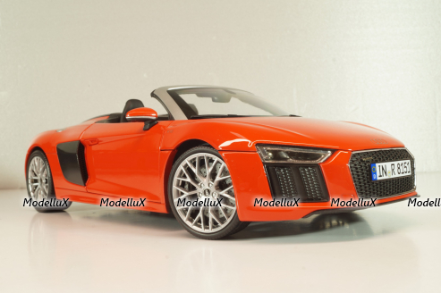 Audi R8 Spyder V10 2017, red, 5011618551, Iscale 1:18