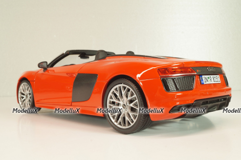 Audi R8 Spyder V10 2017, red, 5011618551, Iscale 1:18