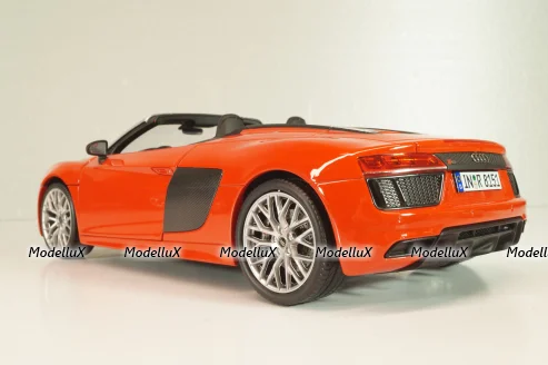 Audi R8 Spyder V10 2017, red, 5011618551, Iscale 1:18