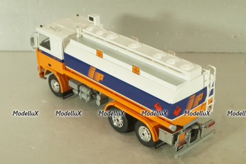 Volvo F12 fuel tanker 1977, white/orange, Camion D'epoca #74, 1:43 Уценка 2!