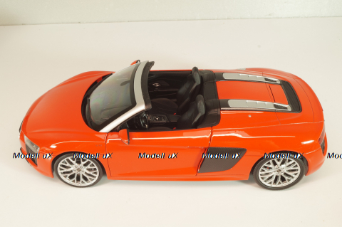Audi R8 Spyder V10 2017, red, 5011618551, Iscale 1:18