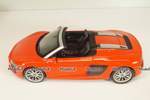 Audi R8 Spyder V10 2017, red, 5011618551, Iscale 1:18