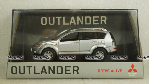 Mitsubishi Outlander, silver, Vitesse 1:43