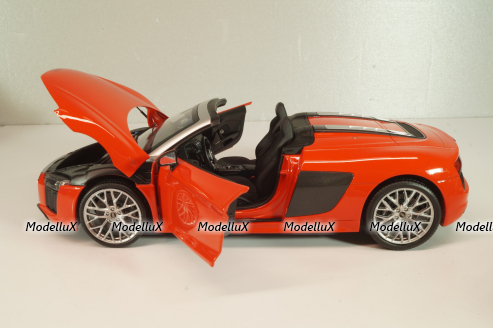 Audi R8 Spyder V10 2017, red, 5011618551, Iscale 1:18