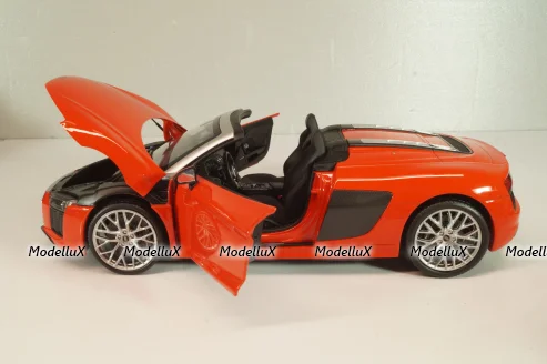 Audi R8 Spyder V10 2017, red, 5011618551, Iscale 1:18