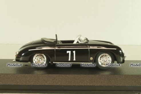 Porsche 356 Speedster Super #71, black, 86538, Greenlight 1:43