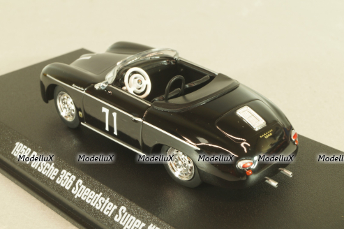 Porsche 356 Speedster Super #71, black, 86538, Greenlight 1:43
